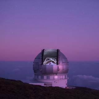 Gran Telescopio Canarias (GTC or Grantecan) at the Roque de los Muchachos Observatory on La Palma