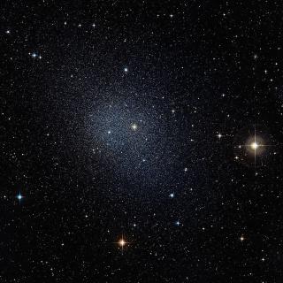 Fornax dwarf spheroidal galaxy. Credit: ESO/Digitized Sky Survey 2. Fornax dwarf spheroidal galaxy. Credit: ESO/Digitized Sky Survey 2.