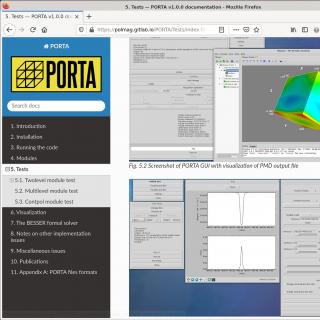 Imagen de la versión pública del código 3D de transferencia radiativa PORTA