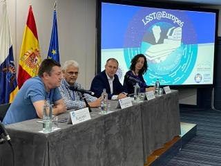 El presidente del Cabildo de La Palma, Sergio Rodríguez, inauguró el Congreso LSST@Europe 6. 