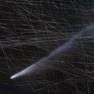 Imagen del Cometa C/2025 A6 (Lemmon), captada el 23 de octubre desde el Observatorio del Teide / Daniel López y Alfred Rosenberg (IAC)