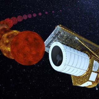 Artistic recreation of the Euclid space telescope with a census of ultra-cool dwarfs and brown dwarfs