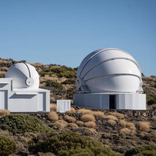 Telescopios TTT en el Observatorio del Teide