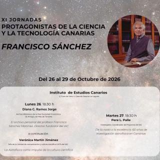 Cartel de las XI Jornadas Protagonistas de la Ciencia y la Tecnología en Canarias