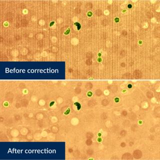 Vegetation moisture maps taken by space camera based on uncooled InGaAs technology
