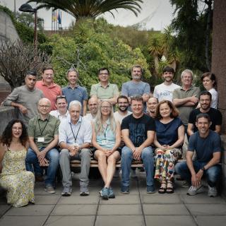 The reviewers with the EST team at the IAC headquarters in La Laguna. The reviewers with the EST team at the IAC headquarters in La Laguna.