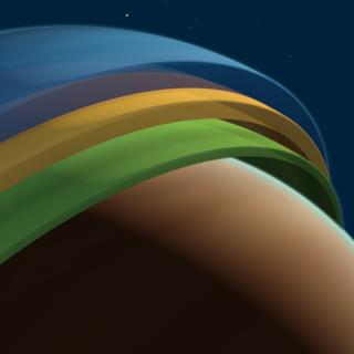 Estructura tridimensional de la atmósfera del exoplaneta Tylos. Crédito: ESO/M. Kornmesser