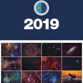 2019 Calendar 100 square moons