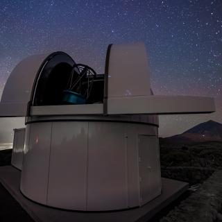 Telescopio Artemis, de la red Speculoos, en el Observatorio del Teide