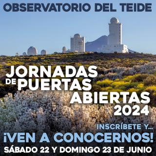Poster for the Open Days at the Teide 2024 Observatory. Credit: Inés Bonet (IAC)