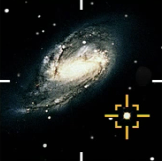 Artist impression of an adaptive optics system using a natural guide star separated an angular distance ~θ0  (credit: Gabriel Pérez -Servcio Multimedia, IAC-) 