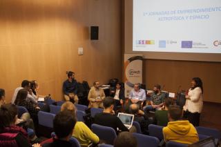 The Incubadora de Alta Tecnología en Astrofísica y Espacio Photo of the 1st european workshop on technology transfer from astrophysics
