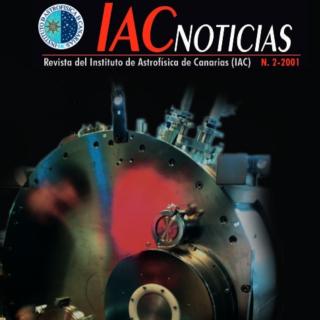 Cover IAC NEWS, 2-2001. "Astrophysical instrumentation"